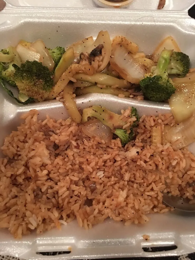 Fried Rice and Vegetables